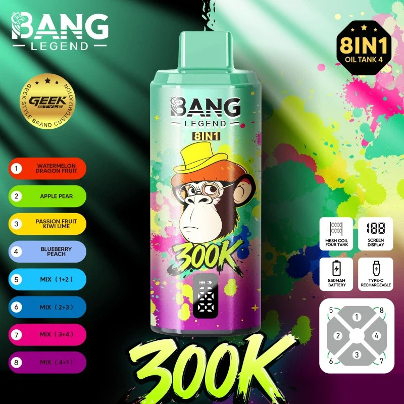 bang legend 300k disposable vape